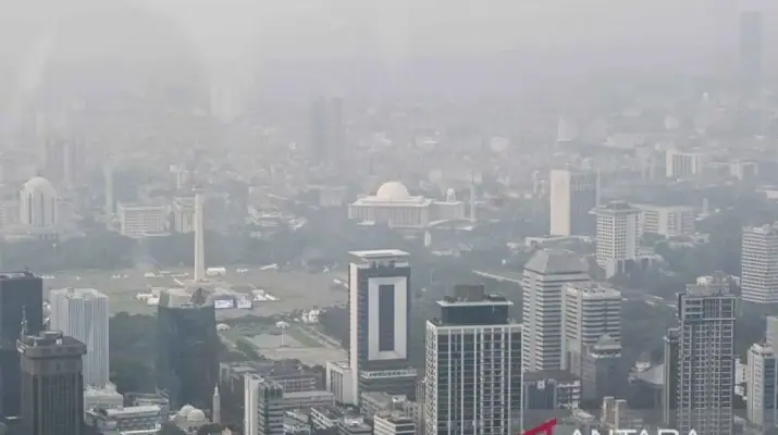 Kualitas Udara Jakarta Kamis Pagi Terburuk Kelima di Dunia, AQI Tembus 156